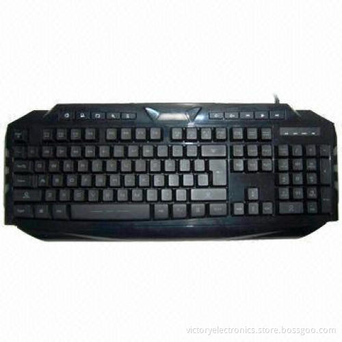 Multimedia LED Keyboard with Adjustable LED Lights